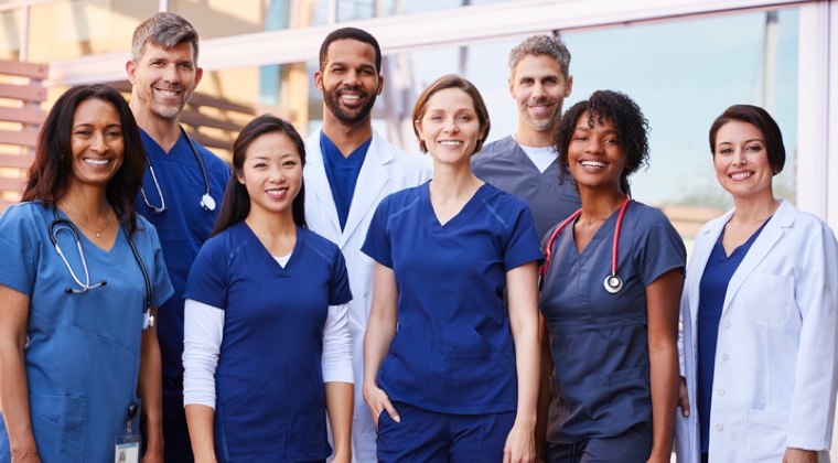 a group of healthcare providers
