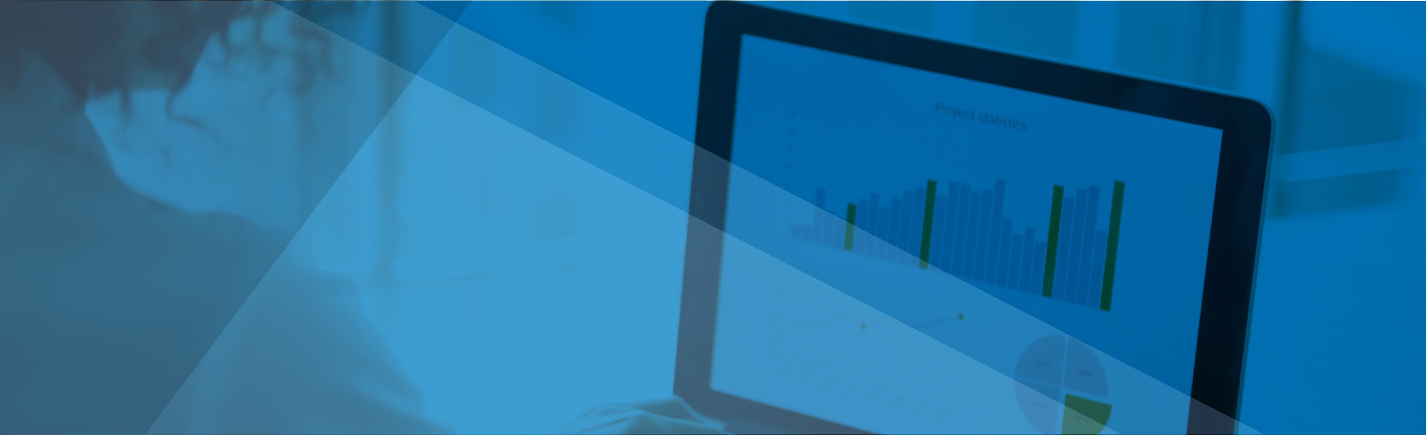 a woman looking at a computer