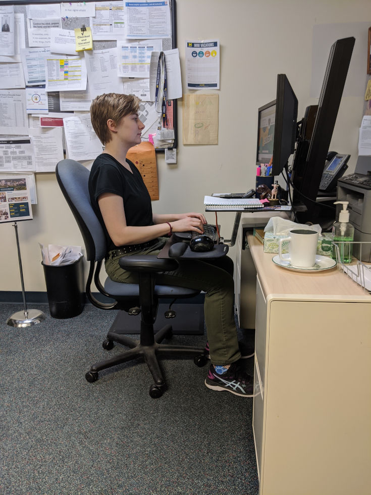 Proper Sitting Posture At a Computer, Office Chair Posture